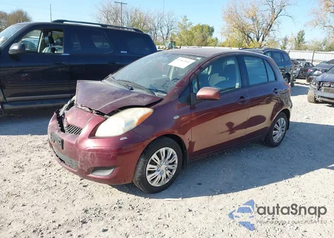2009 Toyota Yaris из США, поврежденный, VIN JTDKT903395250055